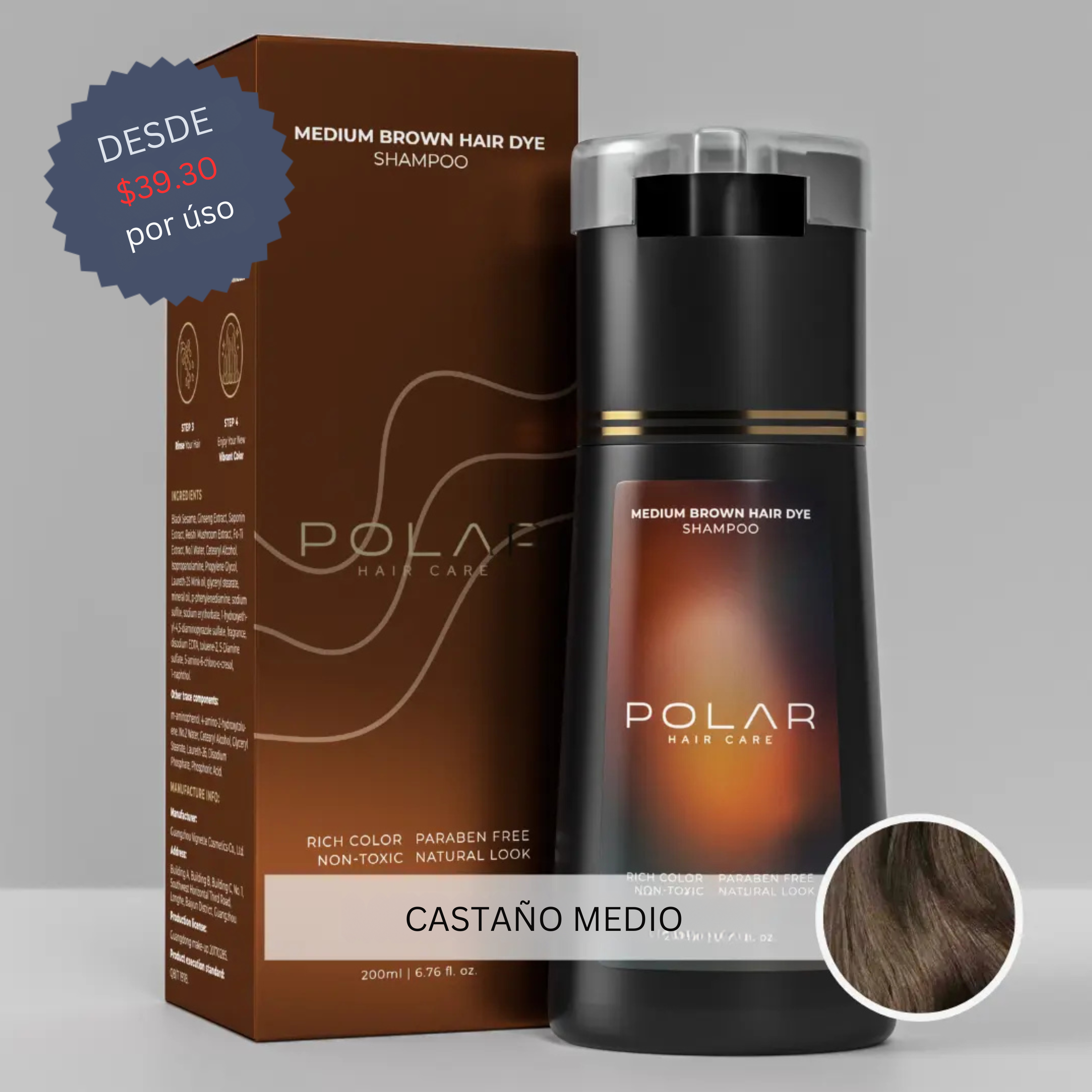 Shampoo De Tinte Instantáneo