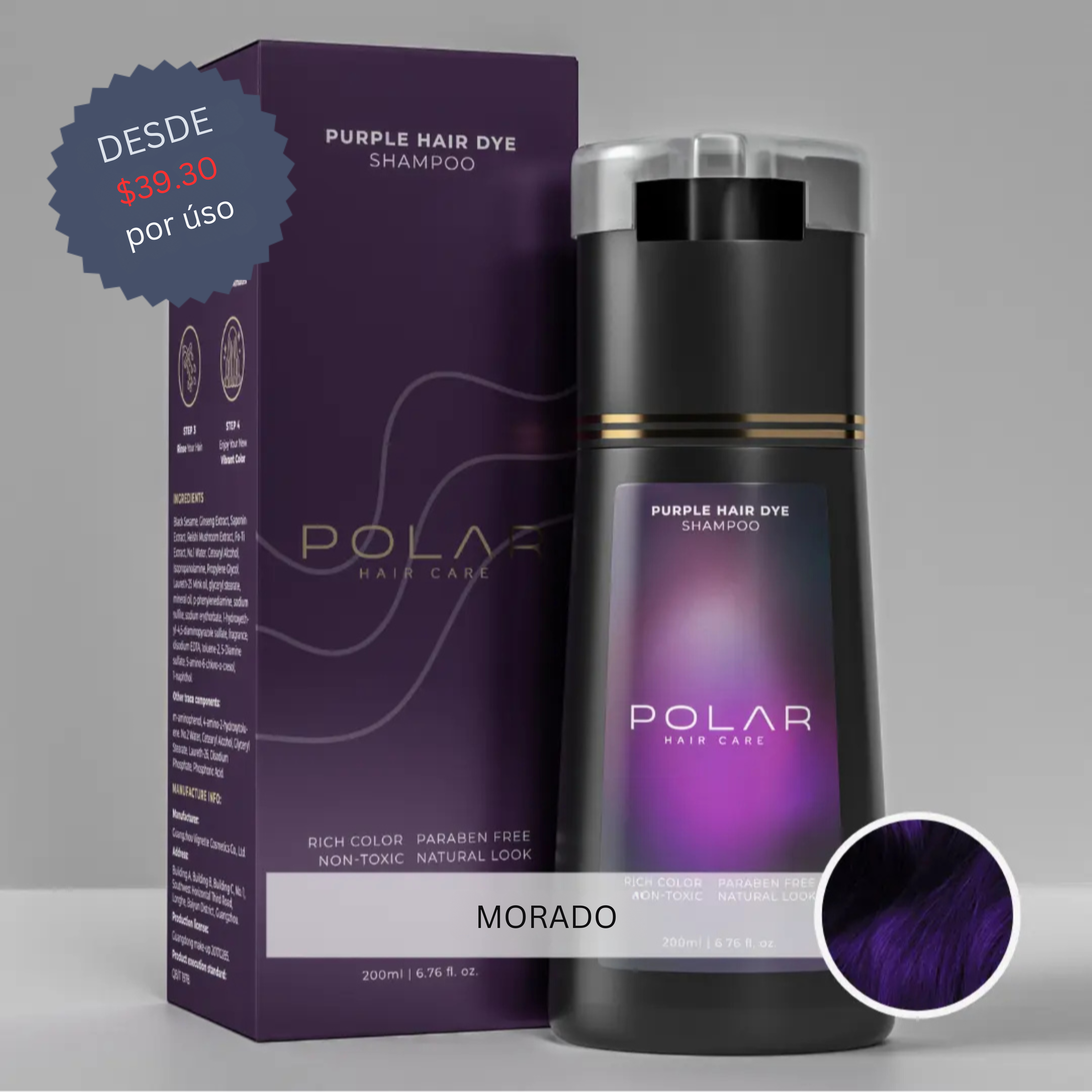 Shampoo De Tinte Instantáneo